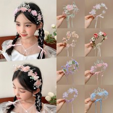 Flower Girls Hair Wreath Party