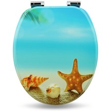 Toilet seat with automatic