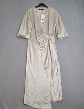 Zara Satin Style Midi Dress