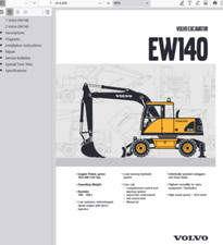 Volvo EW140 Excavator Service