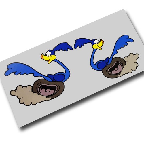 Road runner stickers decals - stickers,
