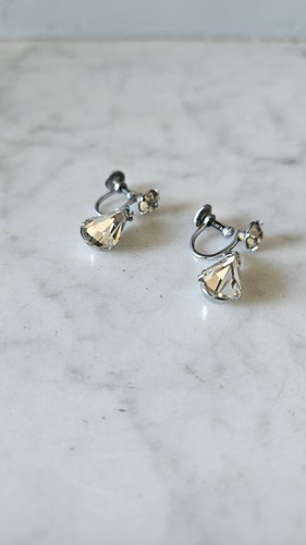 Vintage mid century glass drop - century,