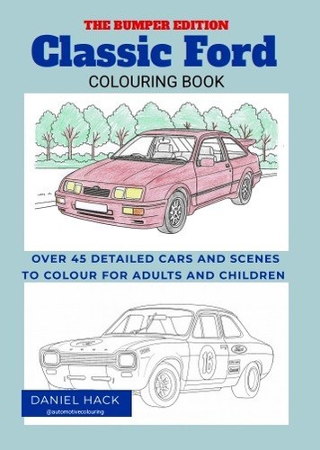 Classic ford cars - ford, colouring