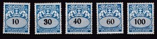 1938 Danzig Postage Stamps