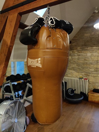 Lonsdale leather punching bag - lonsdale,