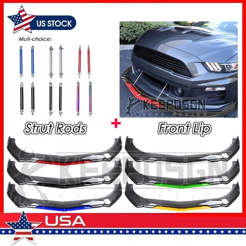 Carbon fiber front bumper - carbon,