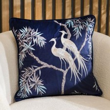Noor Peacock Velvet Scatter