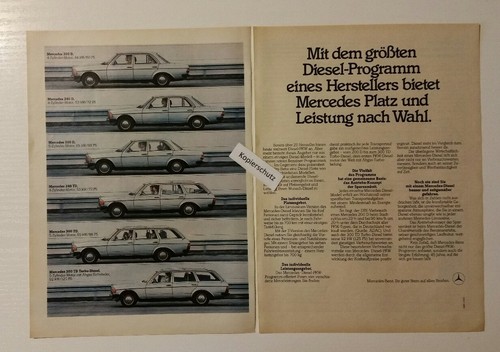 Mercedes w123 advertisement - mercedes,