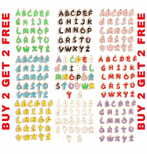 Double sided gold letter - sided,