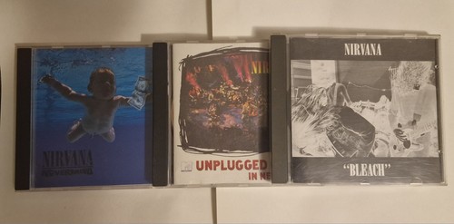 Nirvana albums x 3 - nirvana,