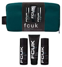 FCUK Mens Washbag Trio Gift