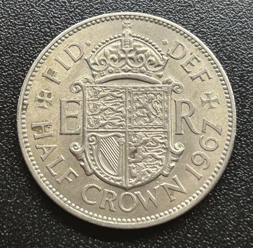 1967 half crown - half,