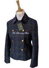 LADIES TARTAN WOOL LEADERS/ LEAD REIN JACKET  SIZE 16