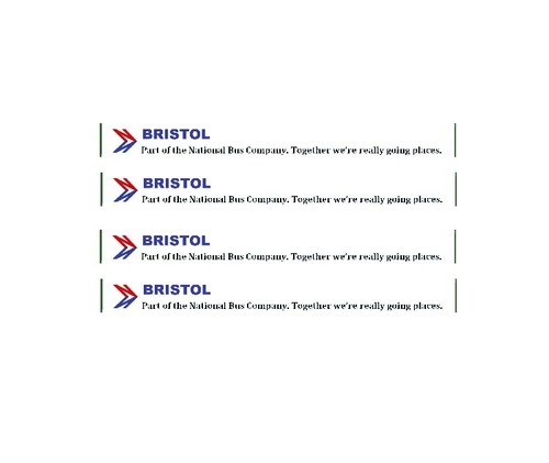 Bristol nbc adverts scale - adverts, 1/76