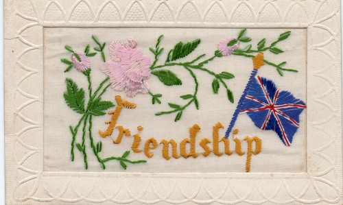 Ww1 patriotic embroidered - ww1,
