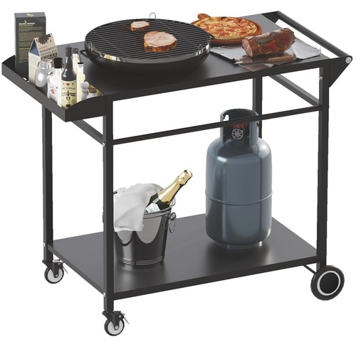 Outdoor grill cart table - outdoor,