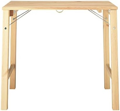 Muji pine wood table foldable - pine,