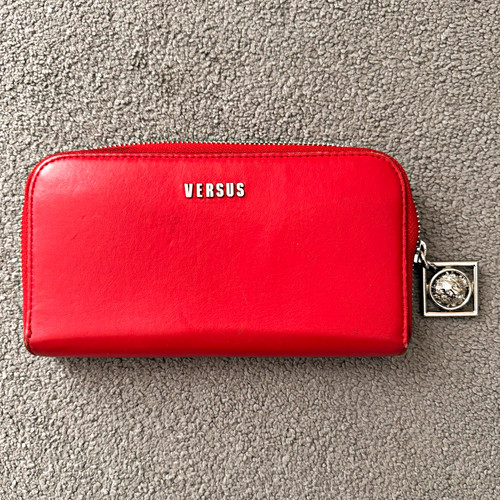 Versus versace red leather - versus,
