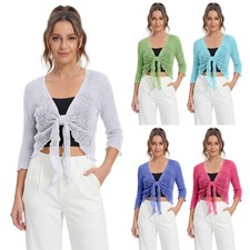 Womens fish net knitted - net, tie