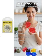 Plastic Herb Grinder 3 Part