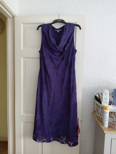 Purple jacques vert dress - jacques,