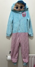 Girls LOL Surprise Dolls Splash Queen Fleece All In One Pyjama Suit 6-7yrs