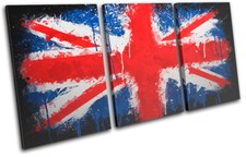 Union Jack Paint Drip