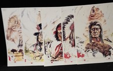 5 x Native American Indian