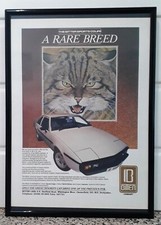 Framed original Classic Car Ad