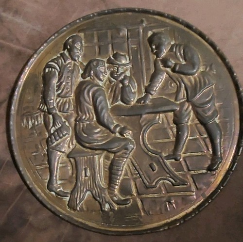Antique brass elpec - brass., 'elpec'