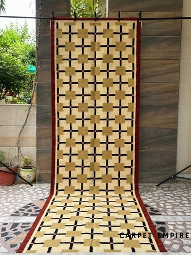 Wool kilim runner rug swedish - wool,