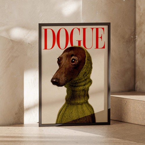 Dogue magazine cover dog - dogue,