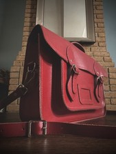 Zatchels 14" Dark Red Leather