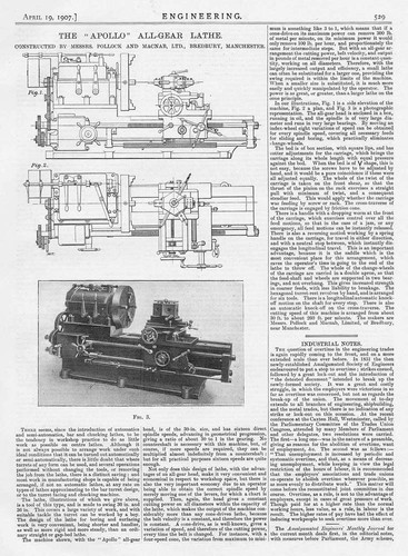 1907 antique engineering - 1907, print
