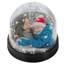 Custom photo snow globe - custom,