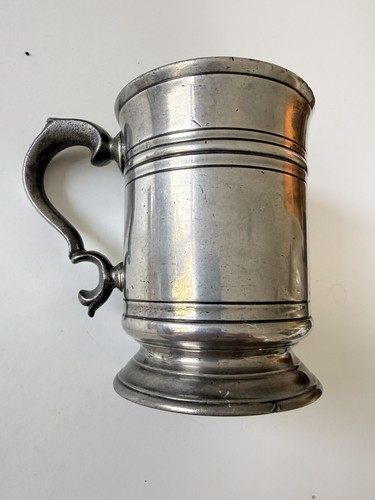 Antique victorian pewter pint - pewter,