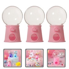  3 Pcs Toy Gumball Machine for