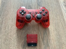 Sony PlayStation 2 Unofficial Wireless Controller & Dongle, Red, No Box