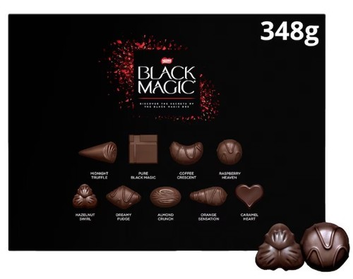 Black magic dark chocolate - chocolate, box