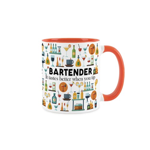 Bartender mug humorous - bartender,