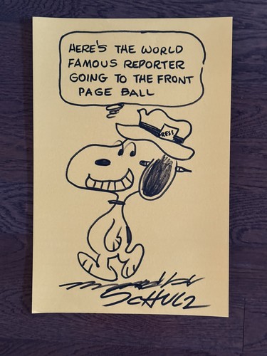 Charles schulz signed original - charles,