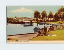 Postcard Public Park And Pond Strathaven Scotland