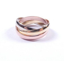 Gold ring 9 carat yellow rose