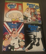 Family Guy DVD Bundle Collection Mixed Season 8,12,13 And Christmas Card Edition