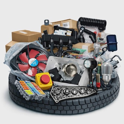 Car and motorcycle parts job - car,