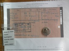 WW1 Silver War Badge King &