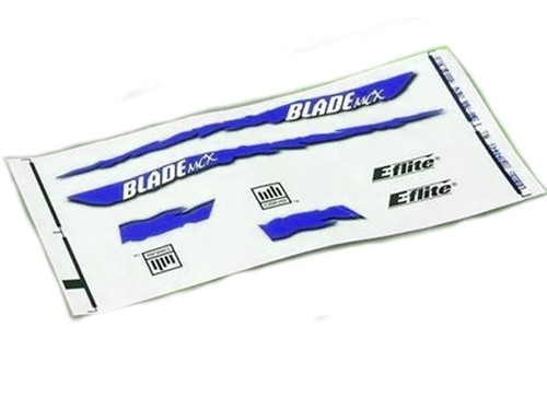 Blade mcx blue decal sheet - mcx,