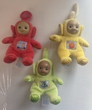 Vintage Teletubbies Plush Bundle - Tomy 1996 -  Po, Dipsy, Laa Laa