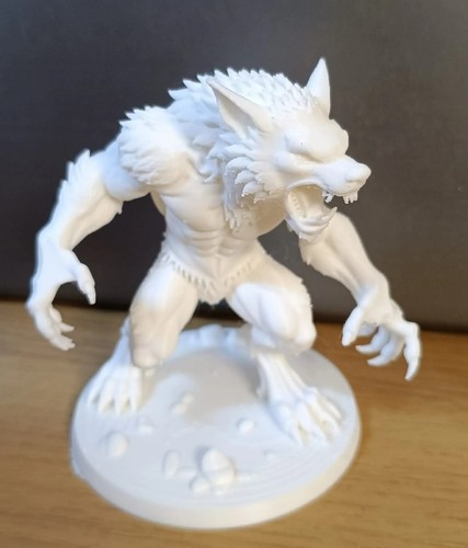 Werewolf figurine - werewolf,