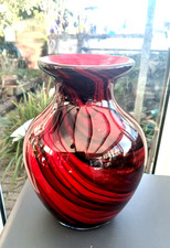 Murano Flambe Crimson Red